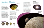 Buchcover und Innenansicht für das Buch: WAS IST WAS Planeten. Unsere fernen Nachbarn
