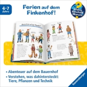 Buchcover und Innenansicht für das Buch: Wieso? Weshalb? Warum? Meine Vorlesegeschichten, Band 4 - Was entdecken wir auf dem Bauernhof?