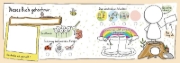 Buchcover und Innenansicht für das Buch: Freundschaftsbuch Meine Lieblingsmenschen - Erinnerungen an die Kindergartenzeit