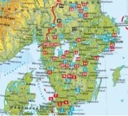 Buchcover und Innenansicht für das Buch: Schweden Süd
