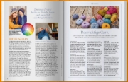 Buchcover und Innenansicht für das Buch: Landlust Stricken