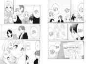 Buchcover und Innenansicht für das Buch: Hananoi-kun to koi no yamai