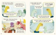 Buchcover und Innenansicht für das Buch: Little Dinosaurs, Big Feelings. 10 Mindful Stories