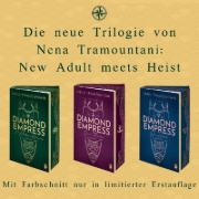Buchcover und Innenansicht für das Buch: Diamond Empress. One Heist