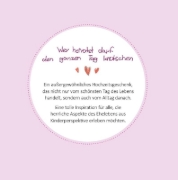 Buchcover und Innenansicht für das Buch: Hochzeit machen ist sooo schön!