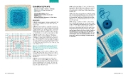 Buchcover und Innenansicht für das Buch: Ultimate Granny Square Sourcebook: 100 Contemporary Motifs to Mix and Match