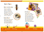 Buchcover und Innenansicht für das Buch: Dein Lesestart: Weißt du schon alles über Bienen? Ab 1. Klasse