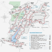 Buchcover und Innenansicht für das Buch: Entdeckertouren mit dem Wohnmobil Trentino