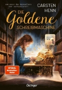 Buchcover und Innenansicht für das Buch: Die Goldene Schreibmaschine