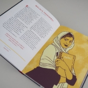 Buchcover und Innenansicht für das Buch: Good Night Stories for Rebel Girls