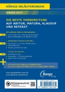 Buchcover und Innenansicht für das Buch: Der Besuch der alten Dame von Friedrich Dürrenmatt - Textanalyse und Interpretation