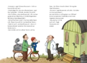 Buchcover und Innenansicht für das Buch: Die Olchis und das Sams. Die kaputte Wunschmaschine
