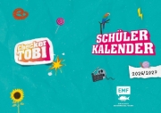 Buchcover und Innenansicht für das Buch: Checker Tobi - Schülerkalender 2026/2027