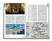 Buchcover und Innenansicht für das Buch: KOMPASS Wanderführer Bretagne, vom Mont-Saint-Michel bis Saint-Nazaire, 55 Touren mit Extra-Tourenkarte