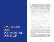 Buchcover und Innenansicht für das Buch: Der Rückenoperateur, der sich nicht selbst operieren konnte