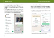 Buchcover und Innenansicht für das Buch: WhatsApp - optimal nutzen - neueste Version 2025; auch alle neuen KI-Funktionen erklärt
