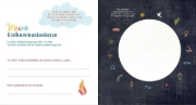 Buchcover und Innenansicht für das Buch: Meine Erstkommunion Erinnerungsalbum Regenbogen