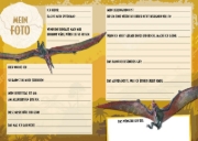 Buchcover und Innenansicht für das Buch: Jurassic World: Freundebuch