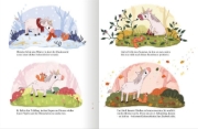 Buchcover und Innenansicht für das Buch: Ein Einhorn namens Oktober