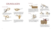 Buchcover und Innenansicht für das Buch: Häkeln mit Rope-Garn super easy - Das große Anleitungsbuch mit Projekten für dein Zuhause