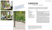 Buchcover und Innenansicht für das Buch: 45 Gartenprojekte für Kinder ab 3 Jahren