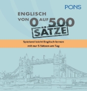 Buchcover und Innenansicht für das Buch: PONS Von 0 auf 500 Sätze Englisch