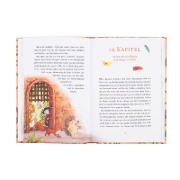 Buchcover und Innenansicht für das Buch: Hilda Hasenherz. Das Abenteuer am Drachenfels