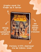 Buchcover und Innenansicht für das Buch: Die Wächter des Verfluchten Goldes - Das Abenteuer beginnt (Band 1)