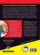 Buchcover und Innenansicht für das Buch: Content Creation mit Künstlicher Intelligenz für Dummies