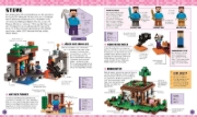 Buchcover und Innenansicht für das Buch: LEGO® Minecraft® Das große Lexikon der Figuren, Kreaturen und Biome
