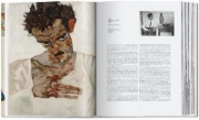 Buchcover und Innenansicht für das Buch: Egon Schiele. Sämtliche Gemälde 1909-1918