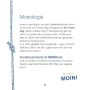 Buchcover und Innenansicht für das Buch: Das Buch MOIN - Na denn man tau
