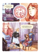 Buchcover und Innenansicht für das Buch: Enola Holmes (Comic). Band 1
