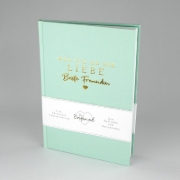 Buchcover und Innenansicht für das Buch: Was ich an dir liebe, beste Freundin