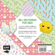 Buchcover und Innenansicht für das Buch: 88 x Origami Kids - Frohe Ostern!