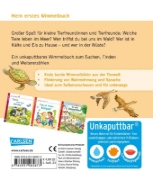 Buchcover und Innenansicht für das Buch: Unkaputtbar: Mein erstes Wimmelbuch: Unsere Tiere