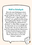 Buchcover und Innenansicht für das Buch: Survival Guide für den Elternabend