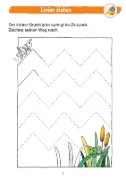 Buchcover und Innenansicht für das Buch: Mein Deutschblock mit Rabe Linus - 1. Klasse
