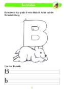 Buchcover und Innenansicht für das Buch: Mein Deutschblock mit Rabe Linus - 1. Klasse