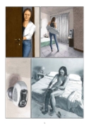 Buchcover und Innenansicht für das Buch: La chambre de verre
