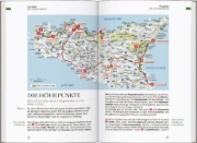 Buchcover und Innenansicht für das Buch: Baedeker Reiseführer Sizilien