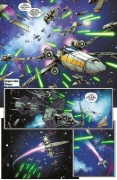 Buchcover und Innenansicht für das Buch: Star Wars Comics: Tie-Jäger Schattengeschwader