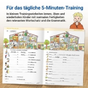 Buchcover und Innenansicht für das Buch: Das Übungsheft Englisch 4