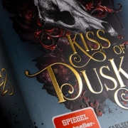 Buchcover und Innenansicht für das Buch: The Fallen and the Kiss of Dusk