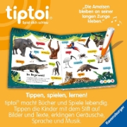 Buchcover und Innenansicht für das Buch: tiptoi® - Kennst du diese Tiergeräusche?