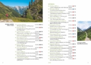 Buchcover und Innenansicht für das Buch: Hohe Ziele. Die besten 3000er für Wanderer in den Ostalpen. Wanderführer: die schönsten 3000er auf einfachen Wegen besteigen. Tourenführer: mit Wegbeschreibungen, Tourensteckbriefen und Karten.