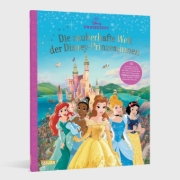 Buchcover und Innenansicht für das Buch: Disney: Die zauberhafte Welt der Disney-Prinzessinnen