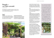 Buchcover und Innenansicht für das Buch: Wein im Garten anbauen & ernten