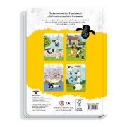 Buchcover und Innenansicht für das Buch: Trötsch Shaun das Schaf Puzzlebuch