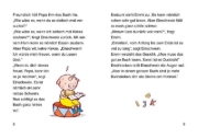 Buchcover und Innenansicht für das Buch: Emmi & Einschwein. Lesen macht lustig
